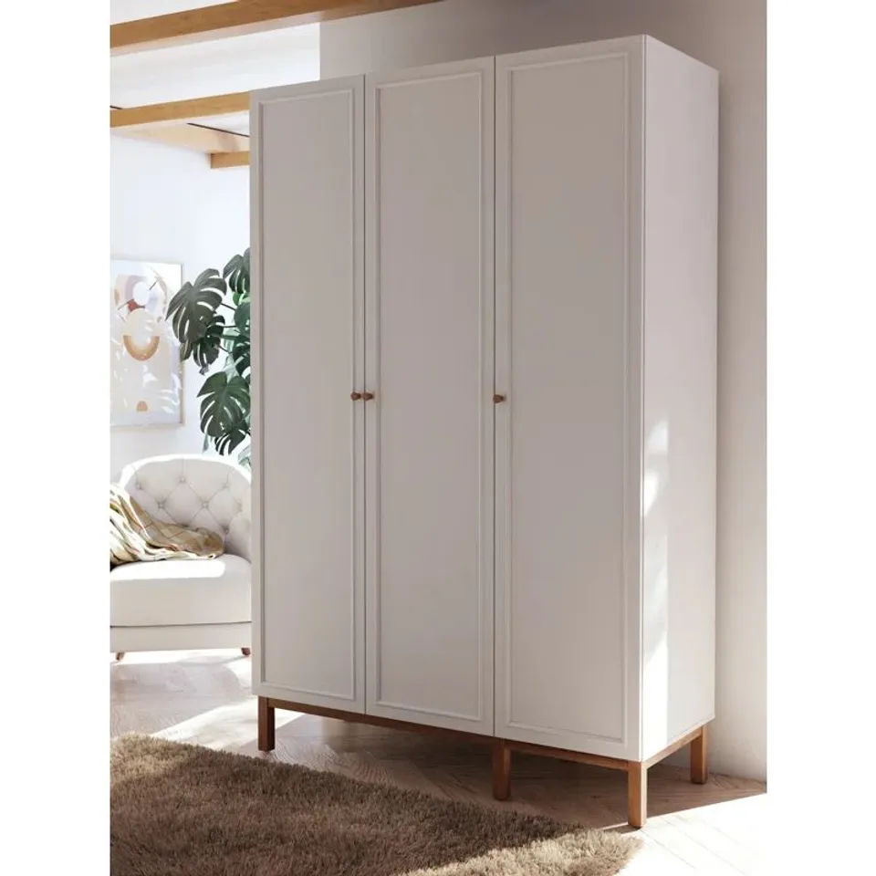 BOXED PENKRIDGE 3 DOOR MANUFACTUERED WOOD WARDROBE (3 BOXES)