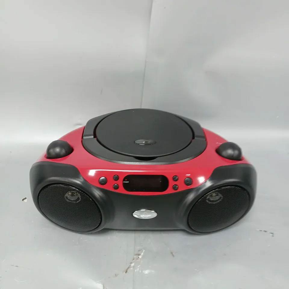 BOXED BLUETOOTH CD BOOMBOX RADIO