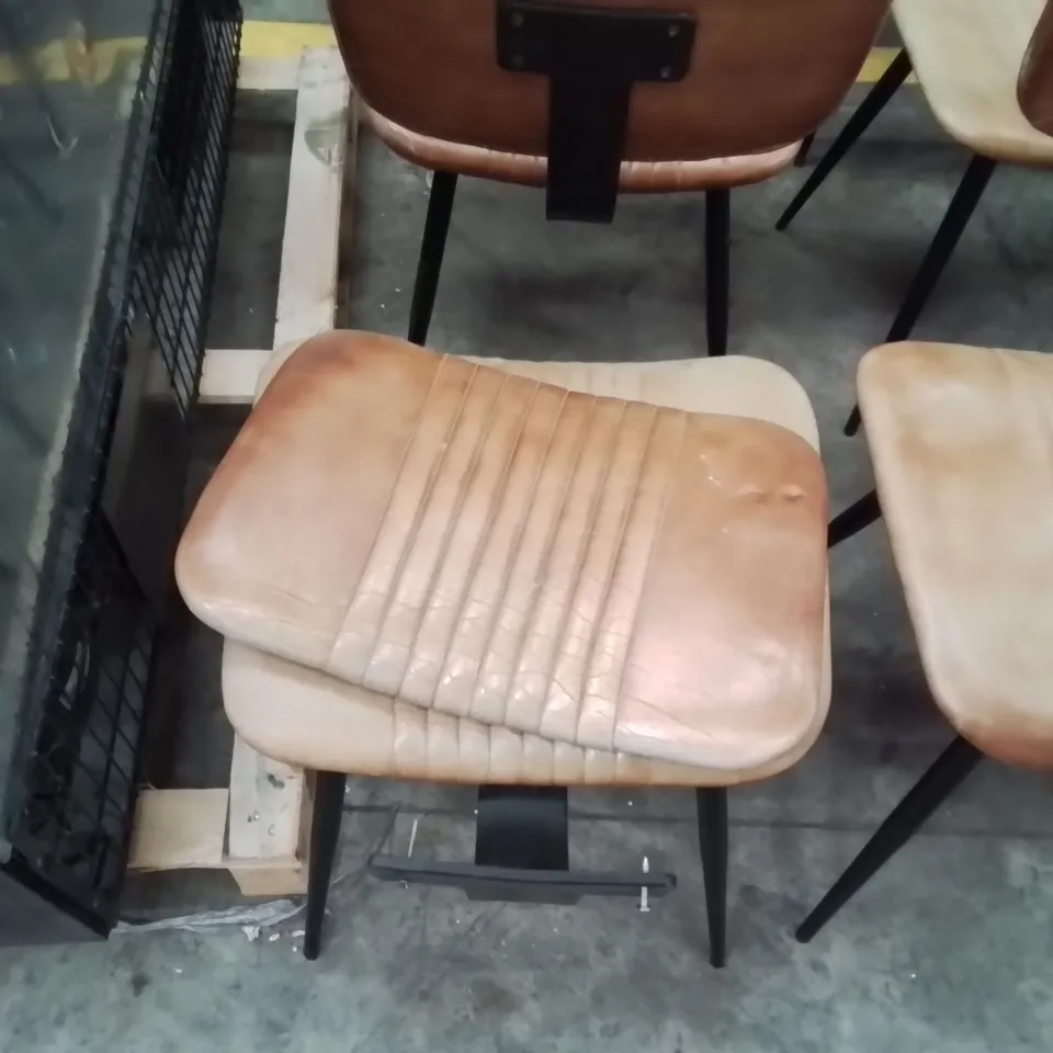 20x COMMERCIAL FAUX LEATHER RESTAURANT CHAIRS 