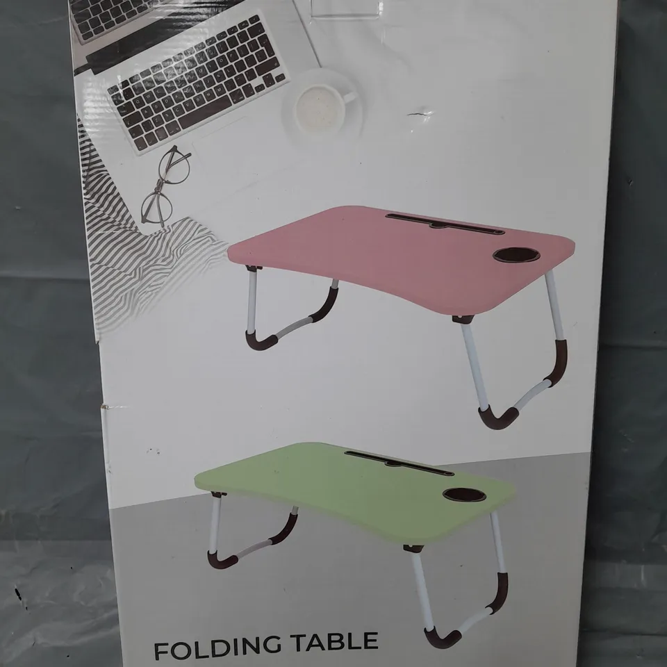 PORTABLE MULTIFUCTIONAL FOLDING TABLE IN PINK