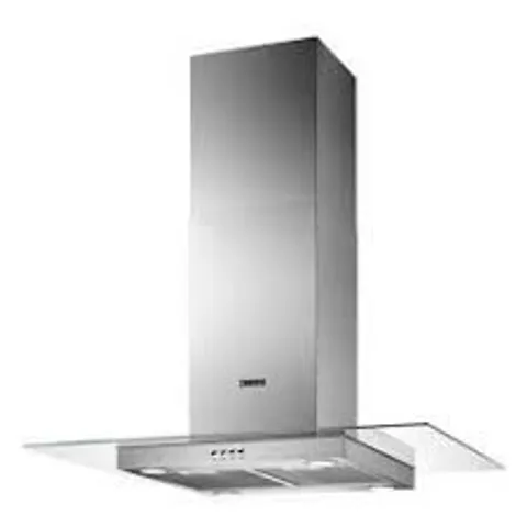 ZANUSSI ZHS92650XA 90cm FLAT GLASS ISLAND COOKER HOOD - STAINLESS STEEL
