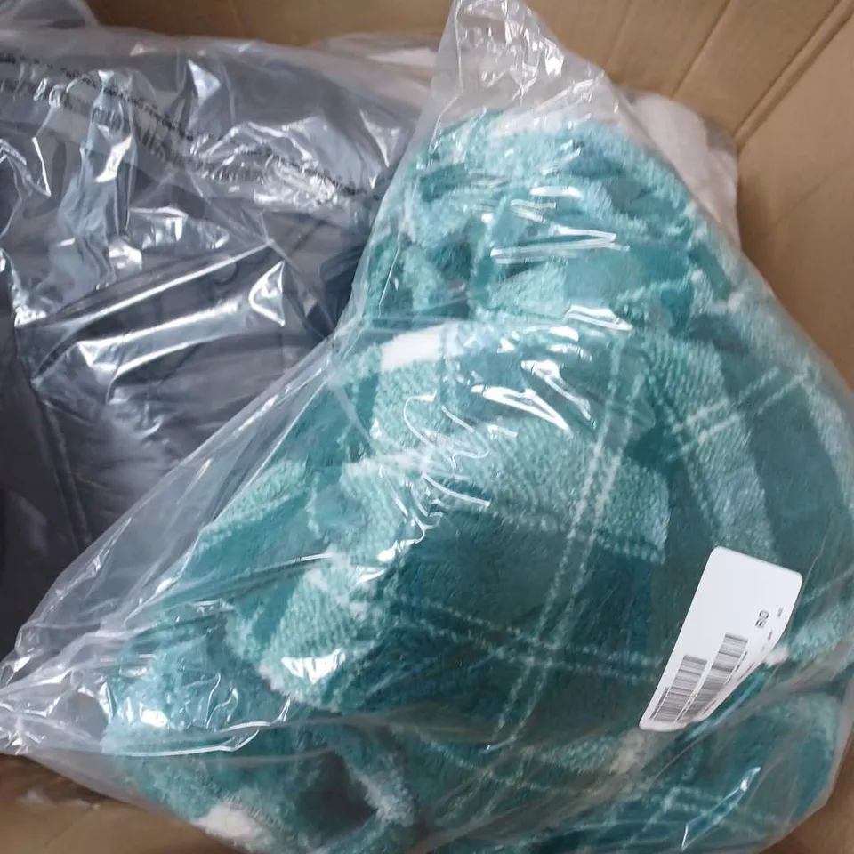 APPROX 6 CLOTHING ITEMS COATS,AND THROWS