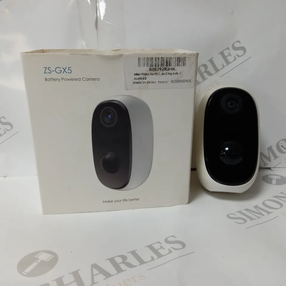 BOXED IEGEEK ZS-GX5 WIRELESS BATTERY POWERED SECURITY CAMERA 