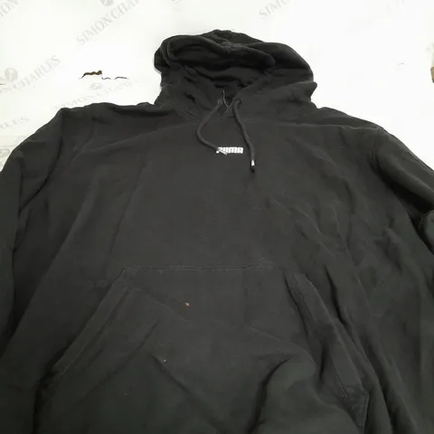PUMA BLACK LOGO HOODIE - 3XL