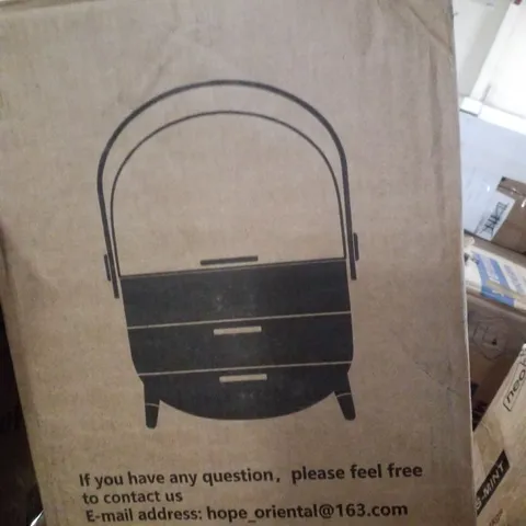 BOXED PORTABLE MAKEUP ORGANIZER - PURPLE 