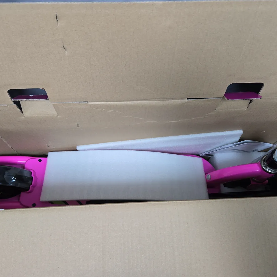 BOXED ZINC MODEL Z KIDS ELECTRIC SCOOTER - PINK 