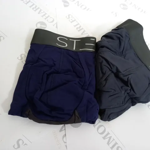 2 X STEP ONE BOXER BRIEFS SIZE L