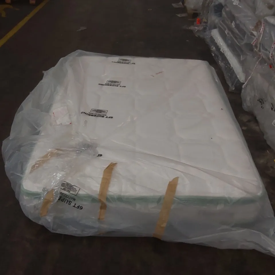 QUALITY BAGGED NOVILLA 25CM ORTHO MEMORY FOAM POCKET SPRUNG ZONED MATTRESS - 4'6 DOUBLE