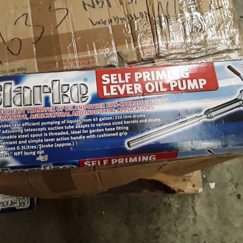 BOXED CLARKE COP2 SELF-PRIMING LEVER OIL PUMP