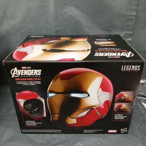 BOXED SEALED AVENGERS ENDGAME IRON MAN MARK LXXXV ELECTRONIC HELMET 