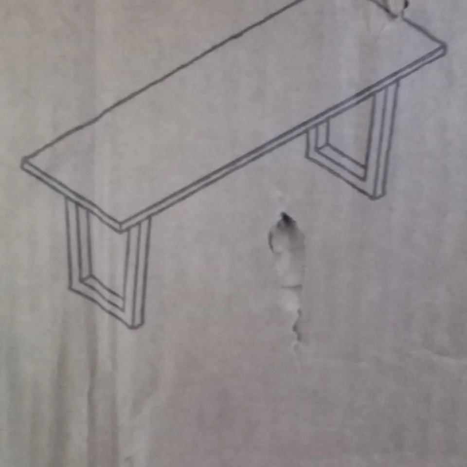 BOXED DINING BENCH OAK