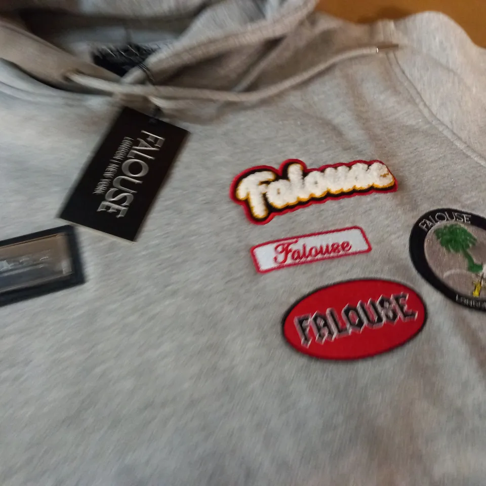 FALOUSE GREY HOODIE - L