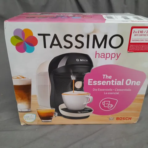 BOXED BOSCH TASSIMO HAPPY POD COFFEE MACHINE - TAS1007GB