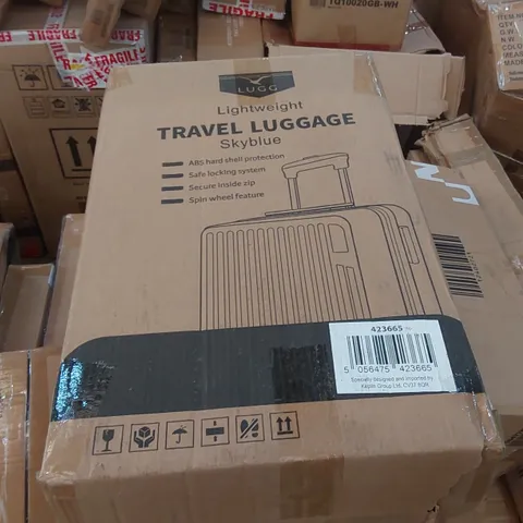 BOXED LUGG LIGHTWEIGHT TRAVEL SUITCASE 