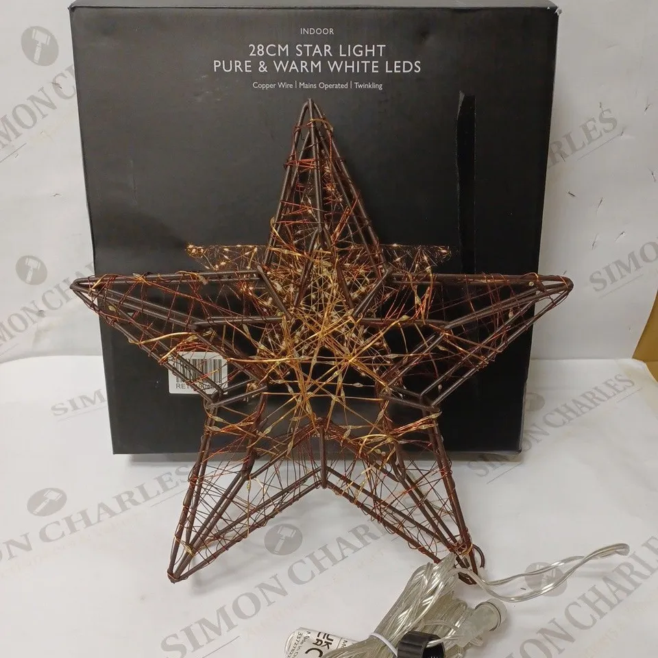 JOHN LEWIS PURE & WARM WHITE LED STAR LIGHT 