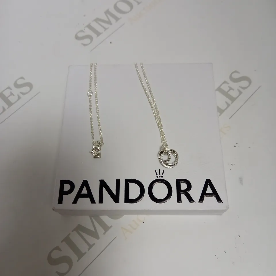 PANDORA ENCIRCLED PENDANT NECKLACE 