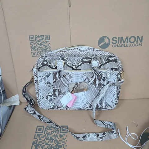 LA MAREY LONDON EXOTIC LEATHER HANDBAG