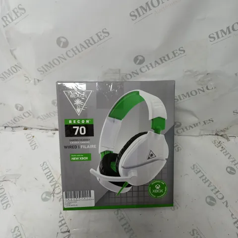 2X TURTLE BEACH RECON 70 HEADSETS - WHITE