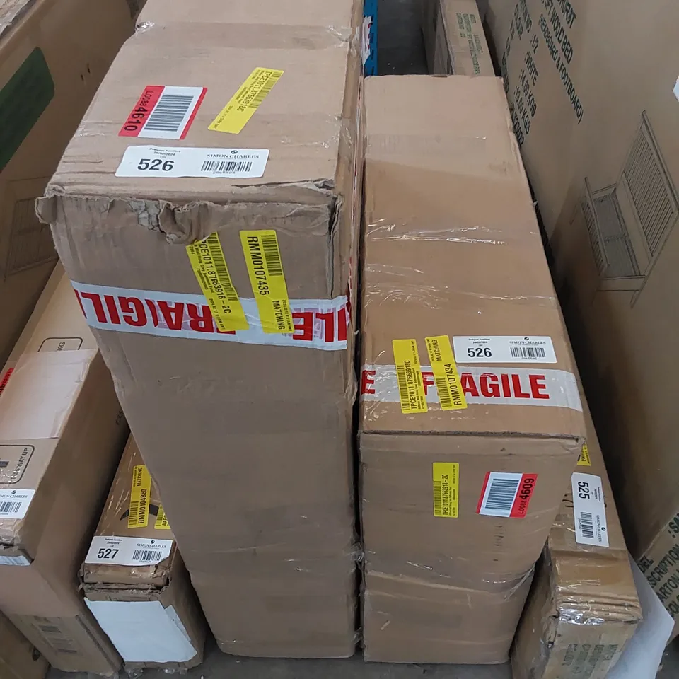 BOXED 600M WALL HUNG GREY BATHROOM VANITY UNIT (2 BOXES)