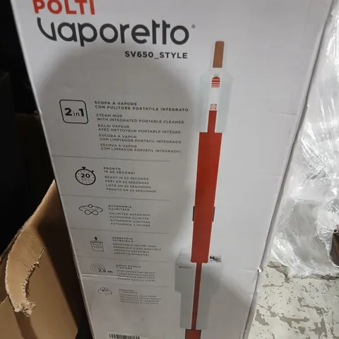 POLTI VAPORETTO SV650 STYLE STEAM MOP – BOXED