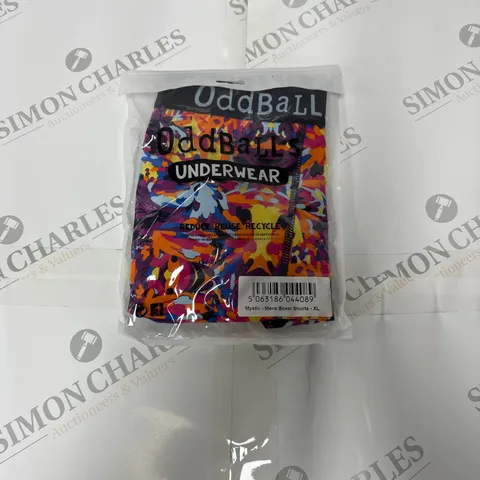 ODDBALLS UNDERWEAR MENS BOXER SHORTS IN MYSTIC SIZE XL