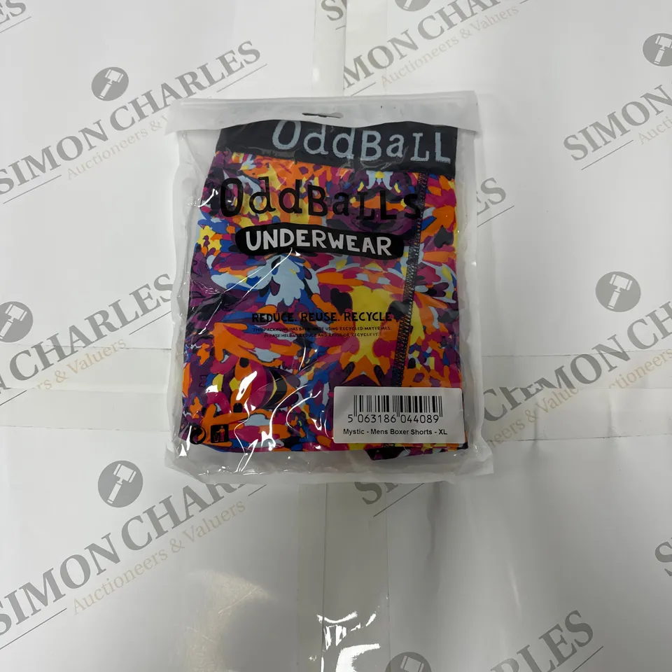 ODDBALLS UNDERWEAR MENS BOXER SHORTS IN MYSTIC SIZE XL