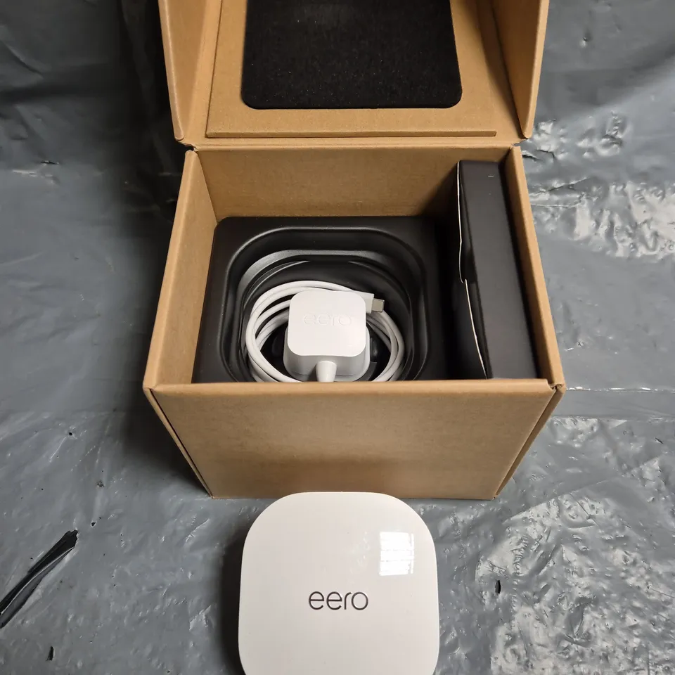 BOXED EERO 6 DUAL-BAND MESH WI-FI ROUTER