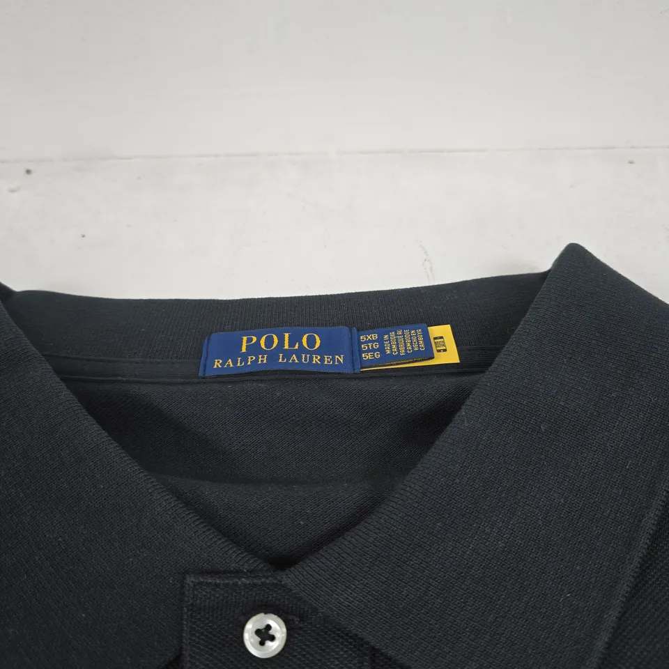 RALPH LAUREN POLO BLACK T SHIRT SIZE 5XL TAGGED