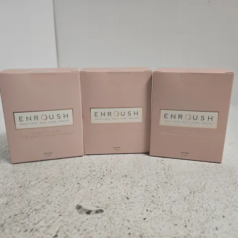 3 BOXED AND SEALED ENROUSH ULTRA THIN PADS