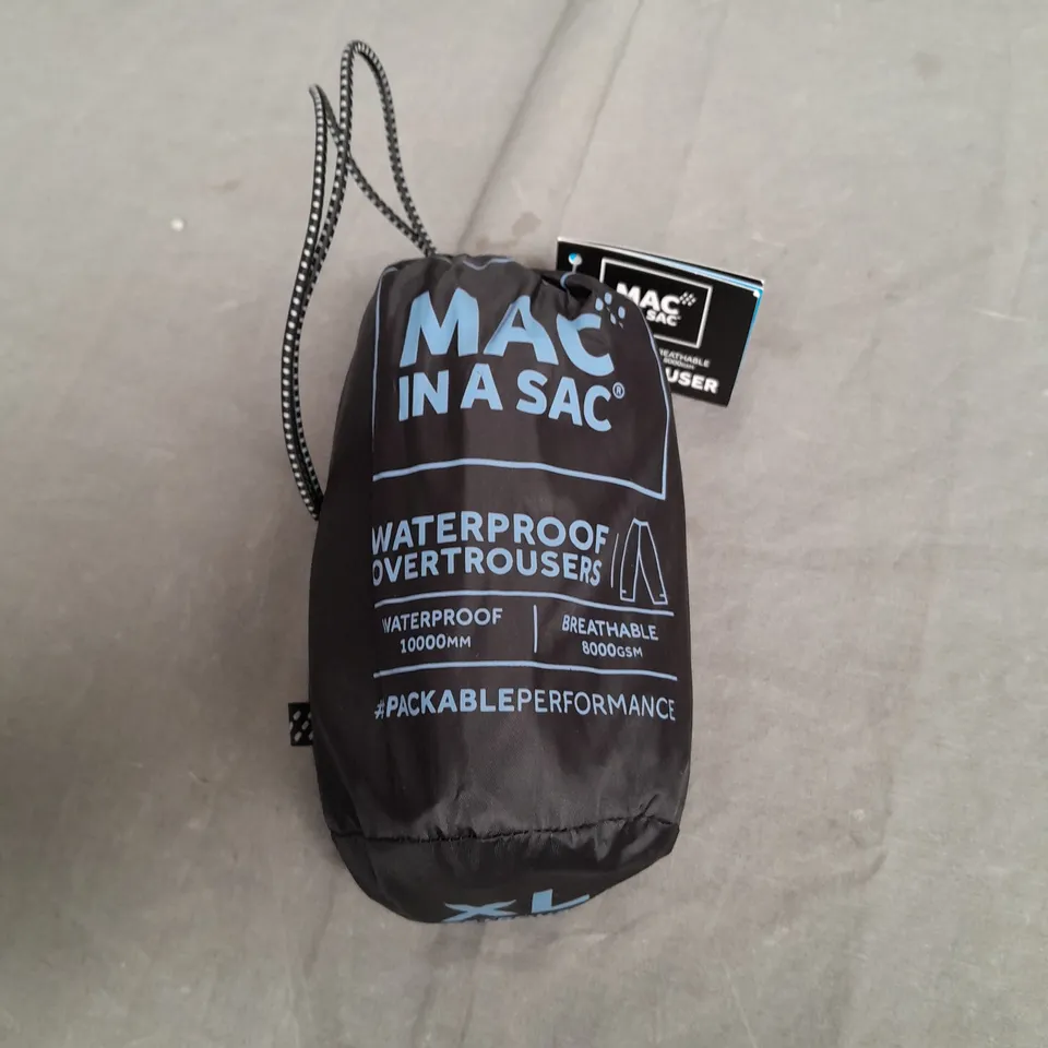 WATERPROOF TROUSERS MAC IN A SAC UNISEX ORIGIN II BLACK - XL