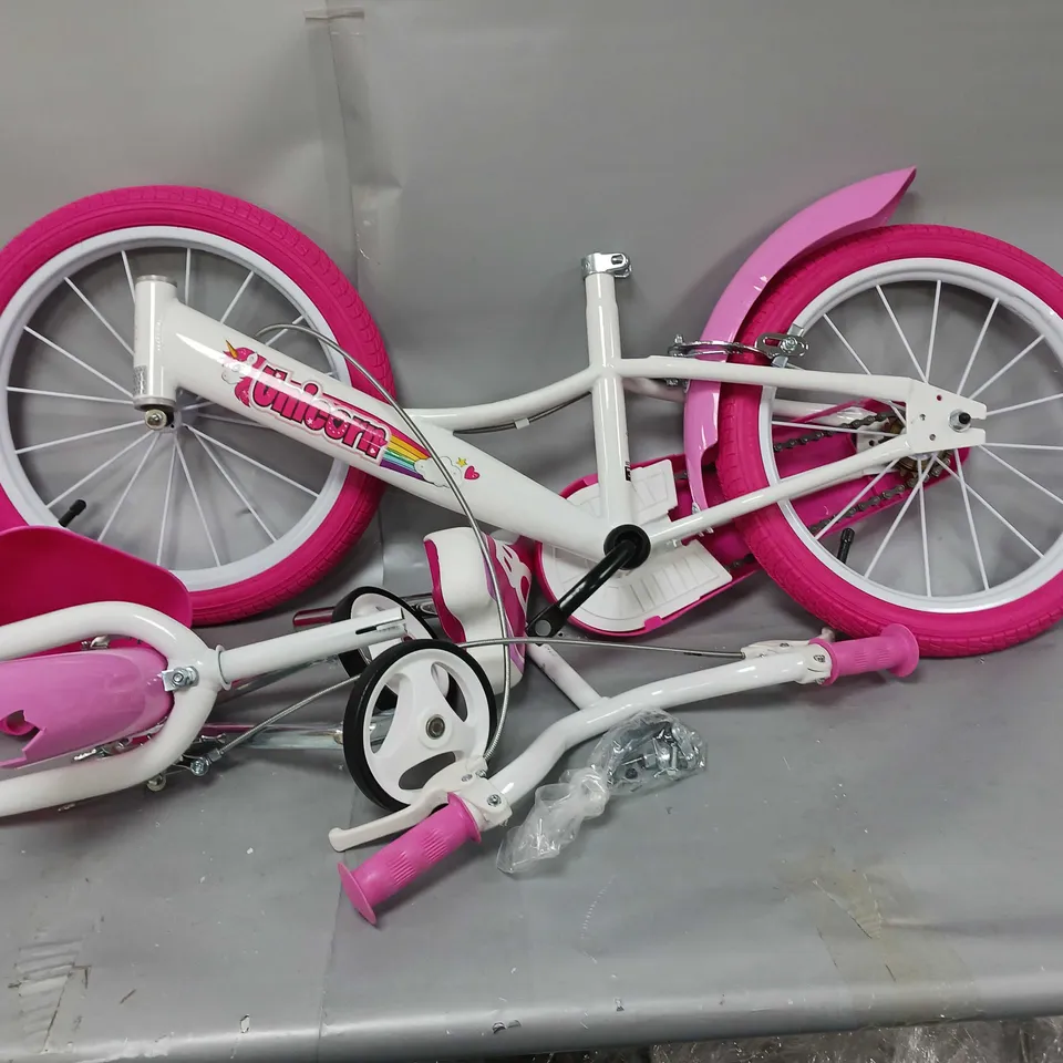 DINO UNICORN 16 INCH BIKE  RRP £149.99