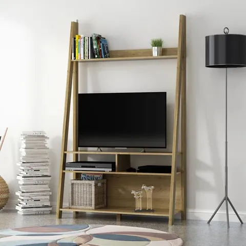 BOXED DUONG TV STAND FOR TV'S UP TO 42" IN BLACK (1 BOX)