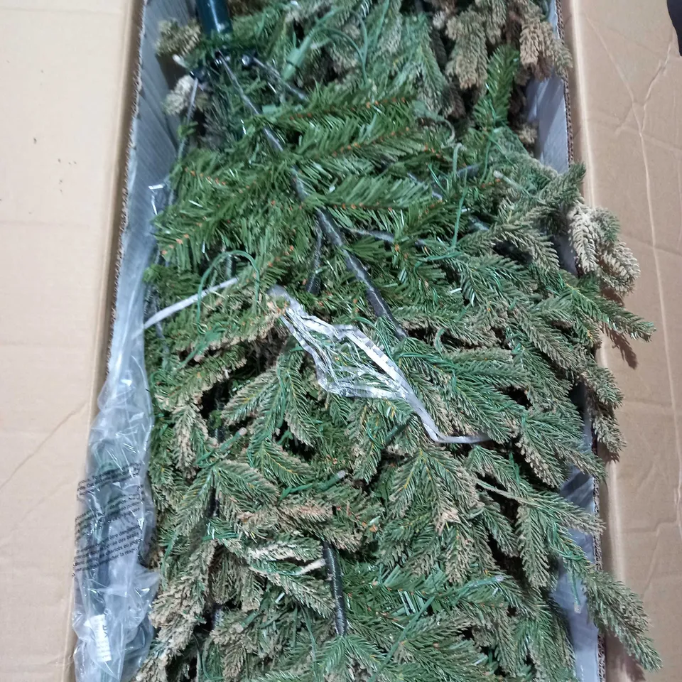 SANTA'S BEST PRE-LIT SNOW KISSED AUBURN CHRISTMAS TREE 4FT - COLLECTION ONLY