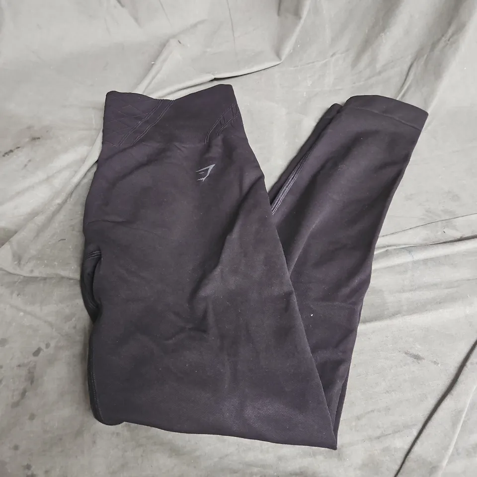 GYMSHARK LEGGINGS IN BLACK SIZE L