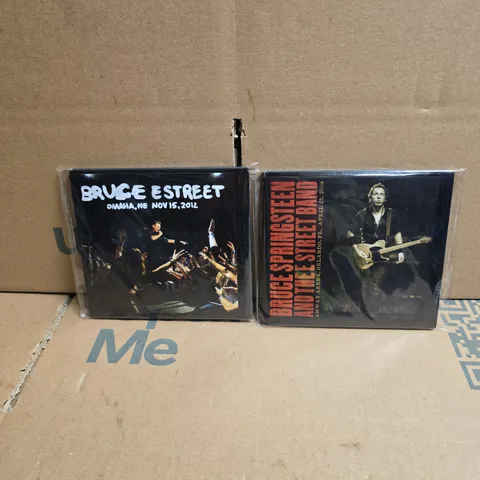 2 X BRUCE SPRINGSTEEN LIVE ALBUM CDS, SEALED