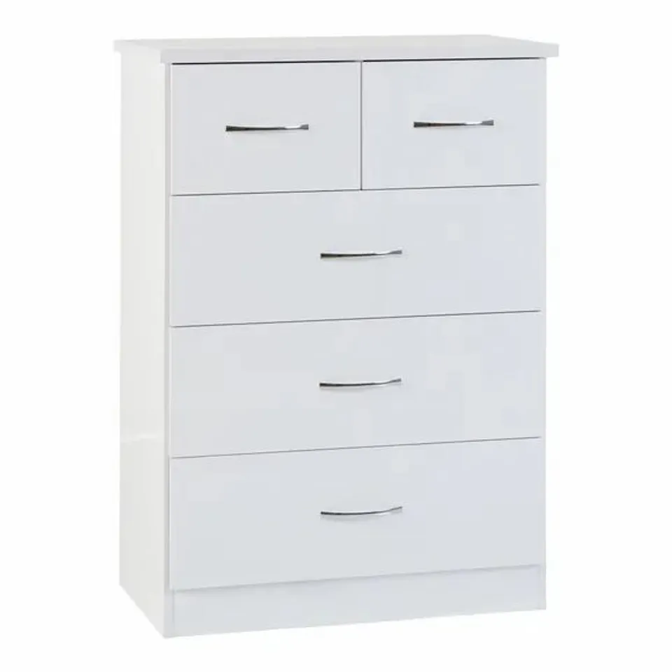 BOXED NEVADA 5 DRAWER CHEST