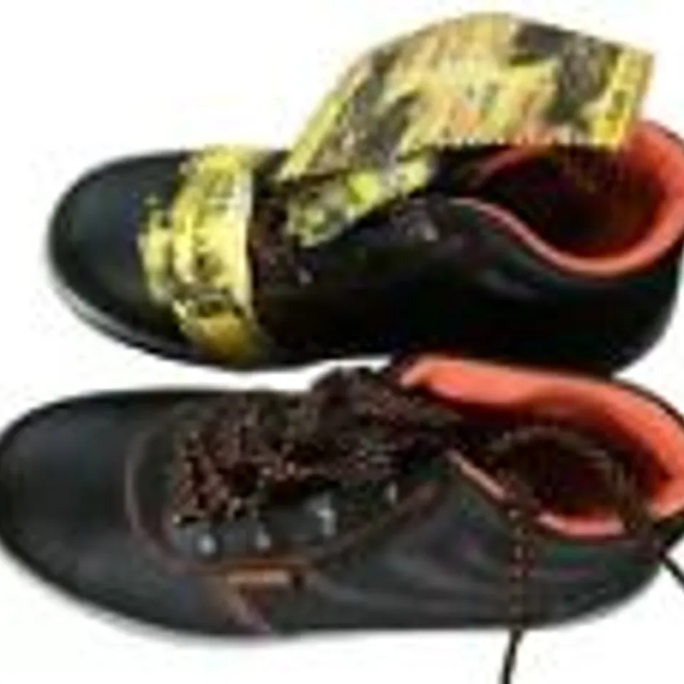BRAND NEW ROCKLANDER MEN WORK BOOTS WITH CAP ANKLE PROTECTOR AND LEATHER STEEL TOE SAFETY SHOES SIZE 12