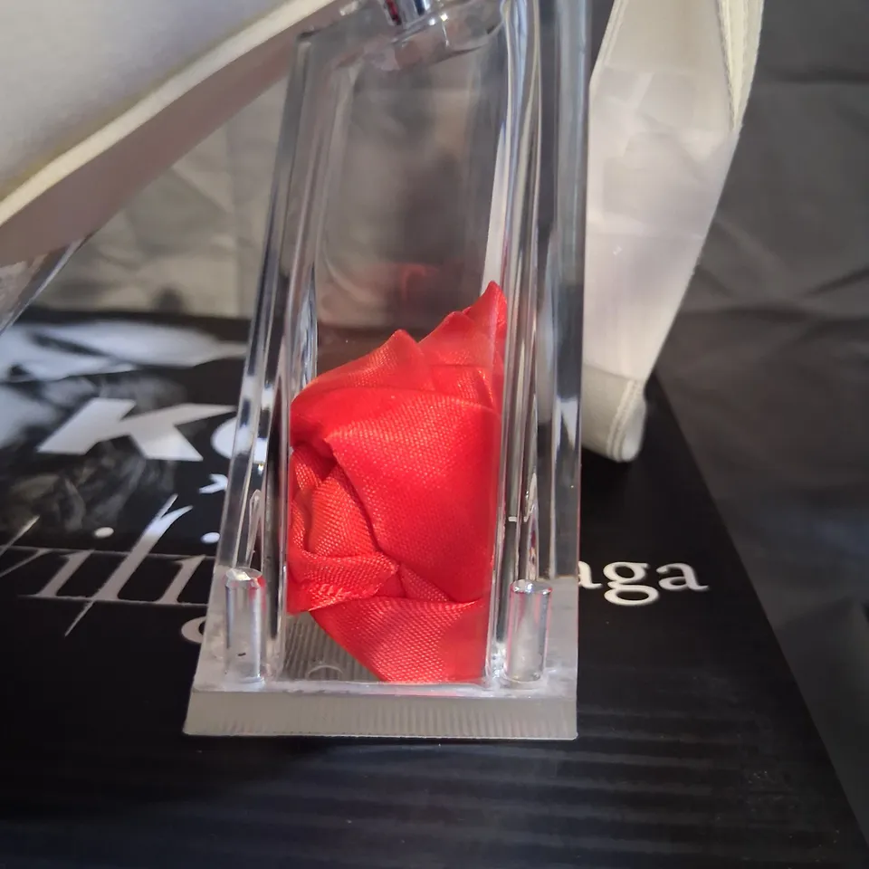 BRAND NEW BOXED KOI X THE TWILIGHT SAGA BELLA'S NIGHTMARE ROSE HEELS - PEARL SIZE 3