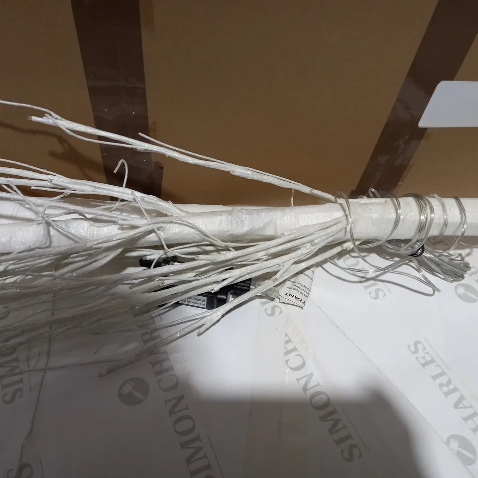 ALISON CORK INDOOR PRE-LIT GLITTER BRANCH TREE 