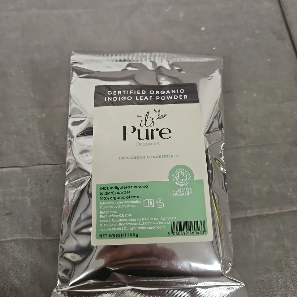 ITS PURE ORGANICS LEAF POWDER 100G 