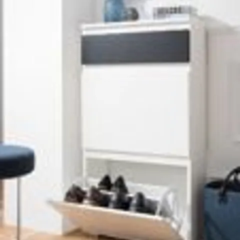 BOXED IMAGE 44 SHOE STORAGE CABINET ANTHRACITE