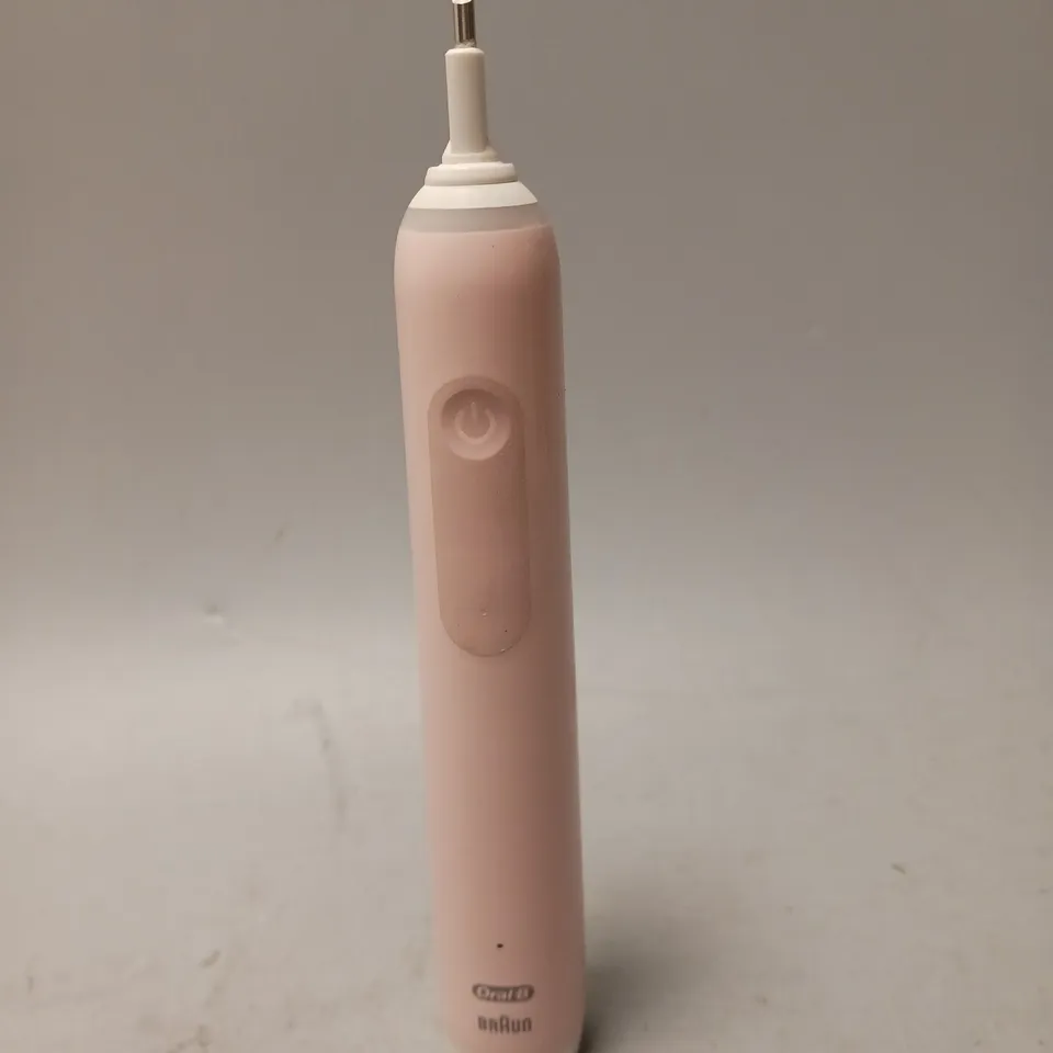 ORAL B BRAUN ELECTRIC TOOTHBRUSH BASE IN PINK