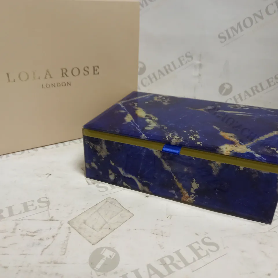 LOLA ROSE RECTANGULAR TREASURE BOX