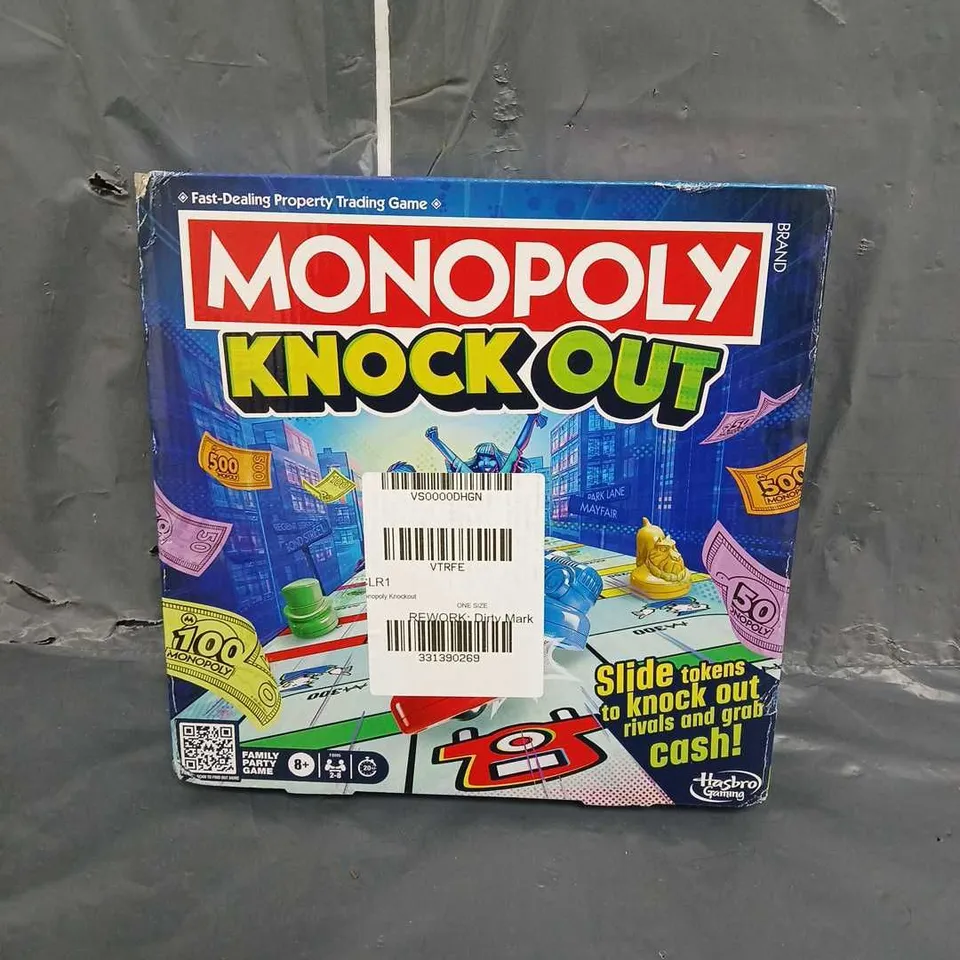 BOXED MONOPOLY KNOCK OUT GAME 