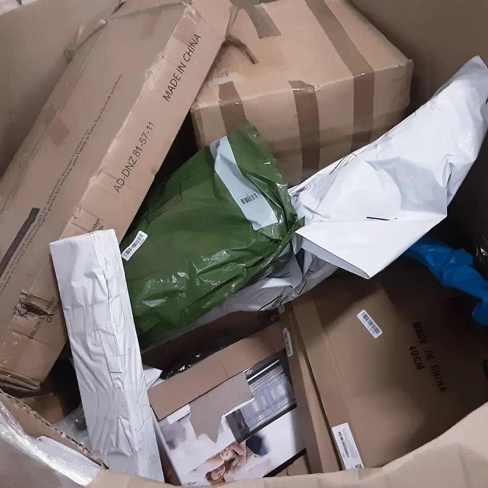 PALLET OF ASSORTED PRODUCTS INCLUDING TOPCHEF MULTIFUNCTIONAL FOOD PROCESSOR, BONMEDICO RISING CUSHION, GARCARE 4 IN 1 HAND TOOLS, MOOLAN MULTI-FUNCTIONAL STEAM MOP, LED METEOR LIGHT, HOMIDEC