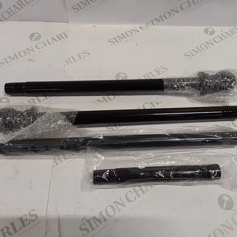 BOXED CURTAIN ROD FOR EYELET CURTAINS - BLACK (1 BOX)