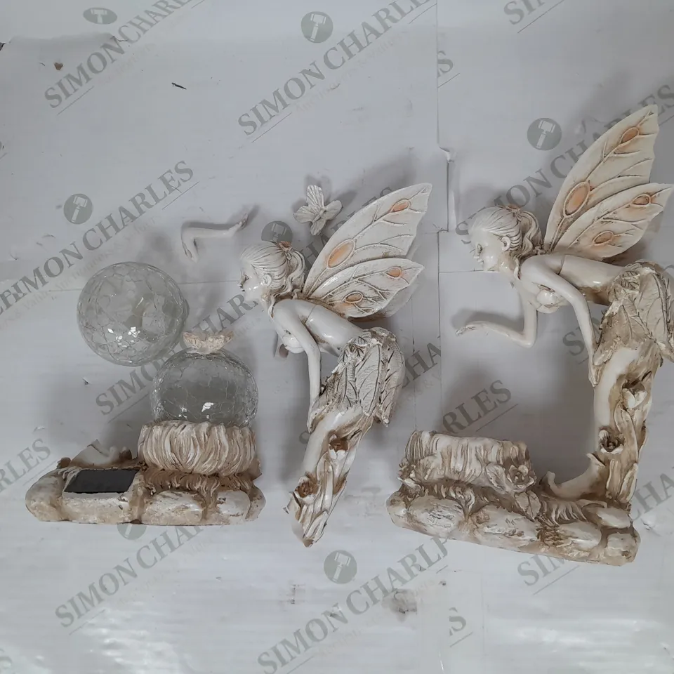 GARDEN REFLECTIONS SET OF 2 SOLAR FAIRIES