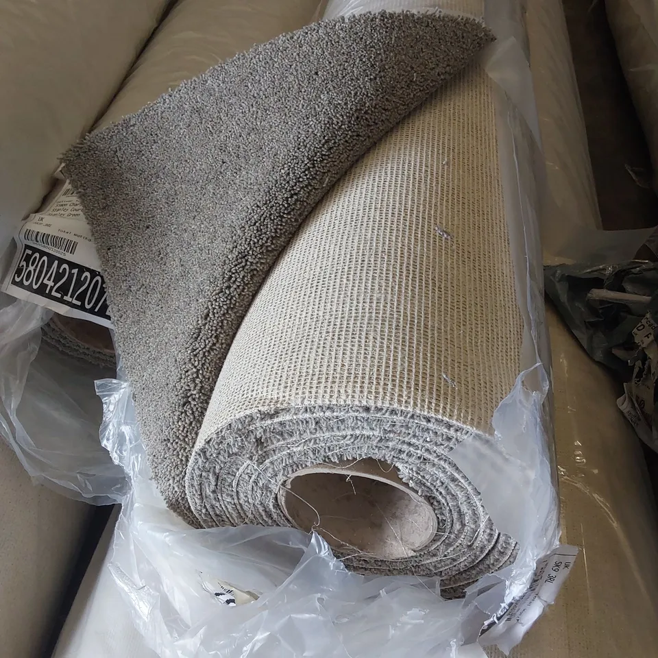 ROLL OF QUALITY BURFORD TWIST ELITE SHILTON CARPET // APPROX SIZE: 4 X 4.4m