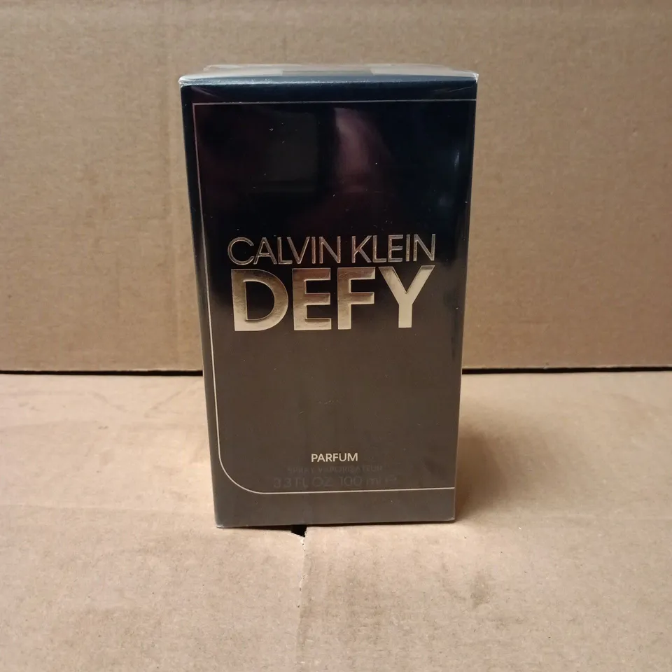 BOXED AND SEALED CALVIN KLEIN DEFY 100ML PARFUM SPRAY