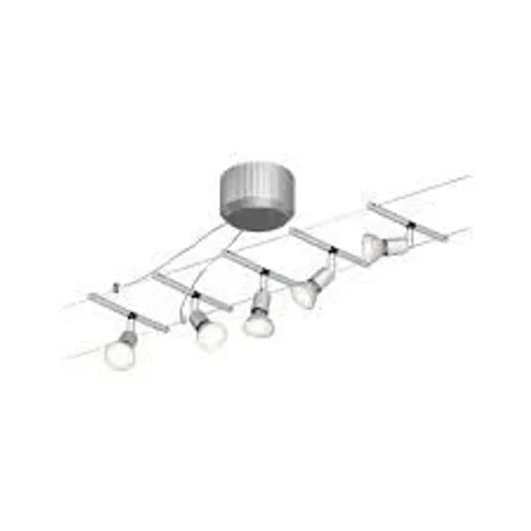 PAULMANN 5 LIGHTS CABLE LIGHTING SYSTEM SPICE SAIL LED CHROME MATT